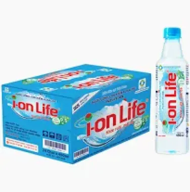 Thùng 24 chai nước tinh khiết Ion life 330ml